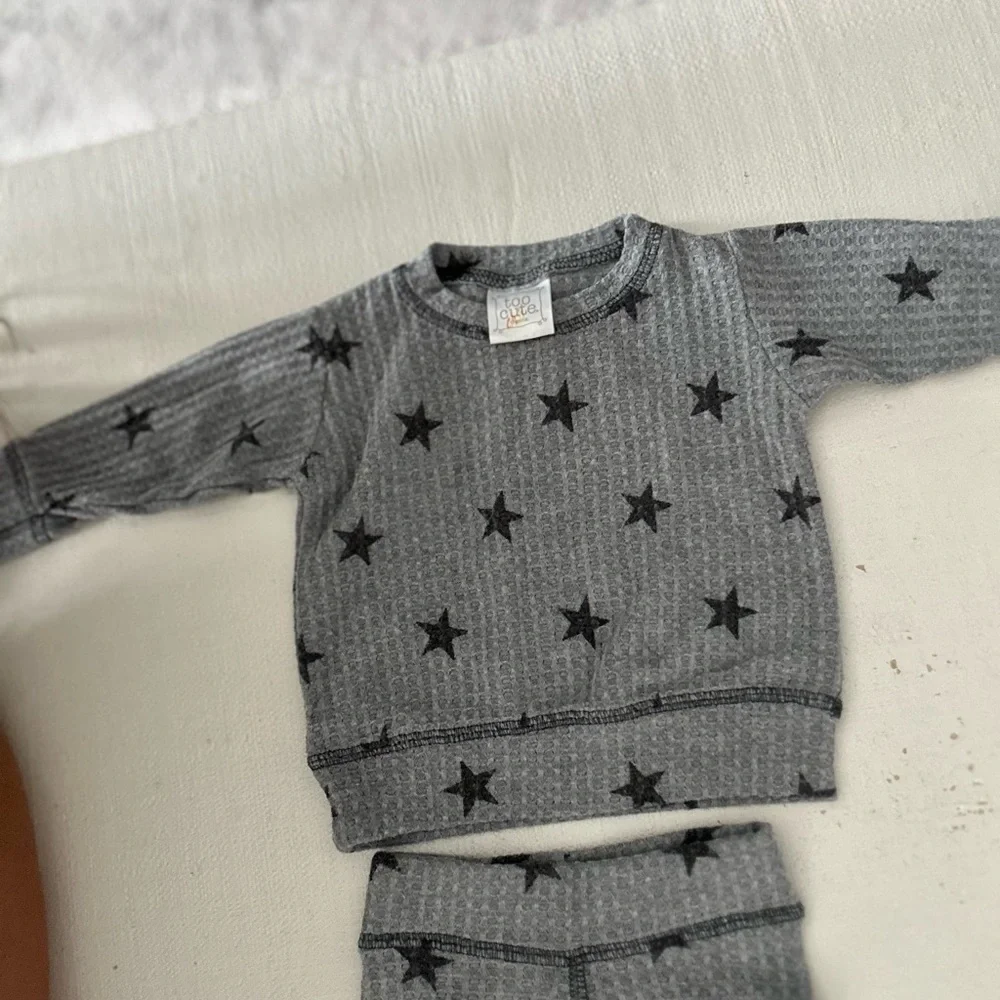 Designer Gray Star Kids Set